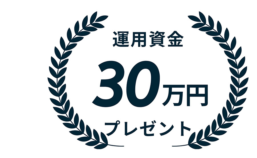 運用資金 30万円 プレゼント
